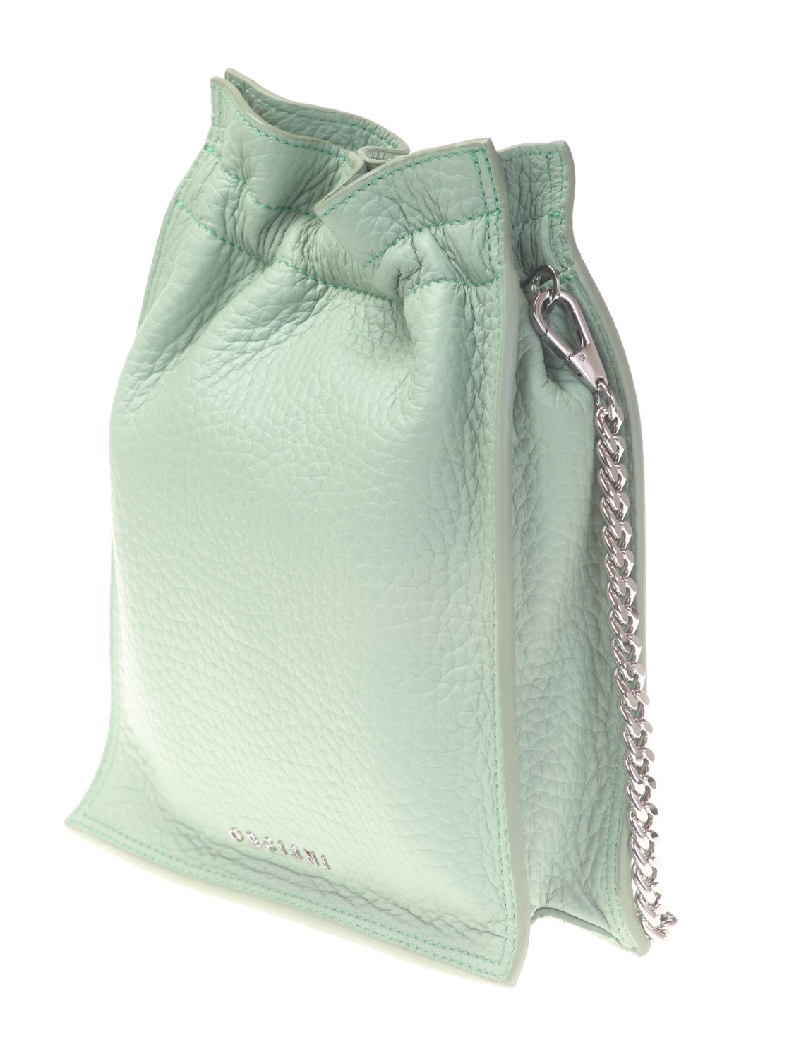 shop ORCIANI  Borsina: Orciani borsa a secchiello in pelle liscia, Petit Mini.
Chiusura a calamita con arricciatura.
Logo lettering sul davanti.
Tracolla a catena per uso crossbody.
Dettagli in metallo silver.
Dimensioni: larghezza: 20 cm altezza: 23.5 cm profondità: 4 cm.
Composizione: 100% pelle di vitello.
Fabbricato in Italia.. SD0170 SOF-MELA number 9981080
